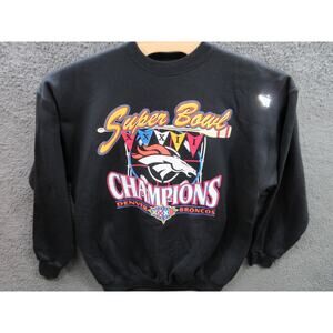 NWOT Vintage 90s Denver Broncos Super Bowl XXXII Champions Sweatshirt Size XL